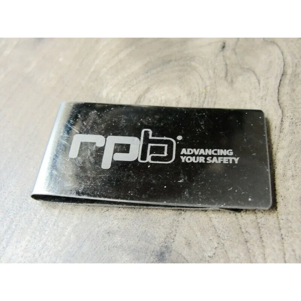 RPB Money Clip Stainless Steel RPB Advancing Your Safety Cash